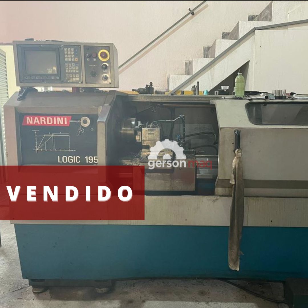 TORNO CNC NARDINI LOGIC 195 COM TROCA RAPIDA